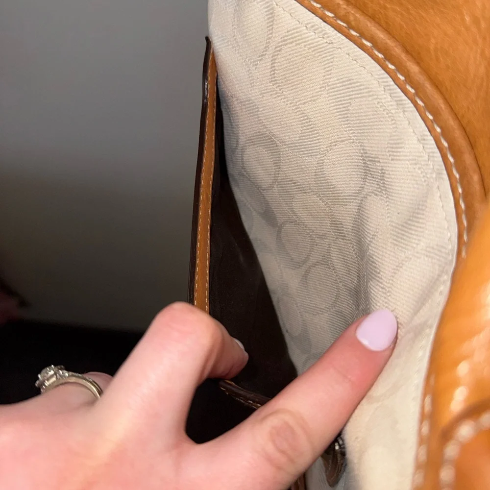 Coach Vintage Bleecker Signature Jacquard Flap Bag - Picture 5 of 9